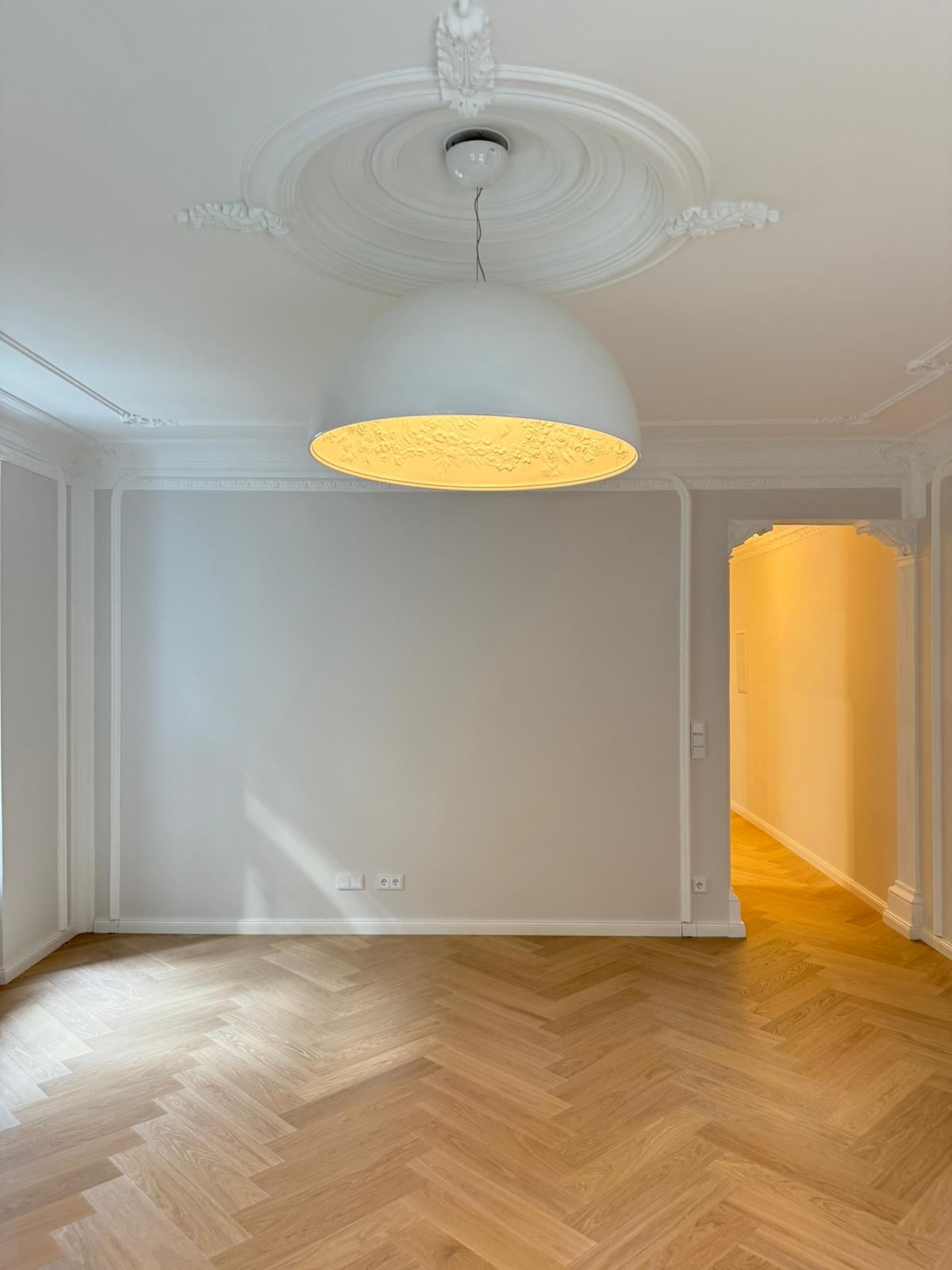 Eiche Fischgrät weiss geölt Schwabing